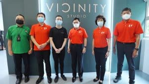 Deputy Prime Minister (DPM) and other ministers visiting Vicinity Studio